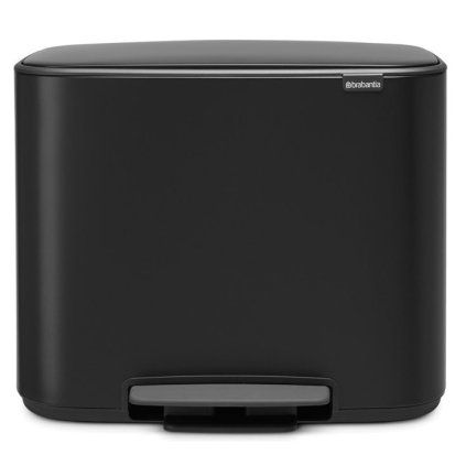 Coș cu pedală BO 36 l, negru mat, Brabantia