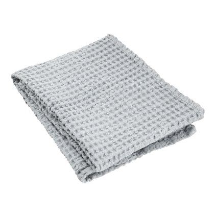 Prosop de baie CARO 50 x 100 cm, gri deschis, Blomus