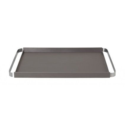 Tavă de servire PEGOS 50 x 32 cm, gri cald, Blomus