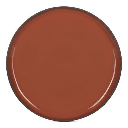 Farfurie pentru cină CARACTERE 26 cm, scorțișoară, REVOL