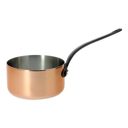 Oală INOCUIVRE 18 cm, 2,5 l, cu mâner din fontă, culoarea cuprului, de Buyer