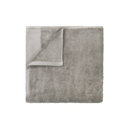 Prosop de baie RIVA, 70 x 140 cm, gri, Blomus