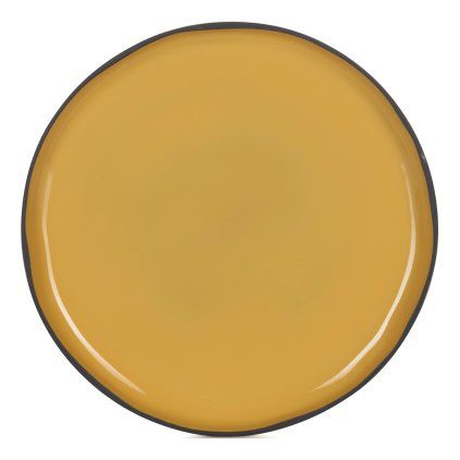 Farfurie pentru cină CARACTERE 26 cm, cu tumeric, REVOL