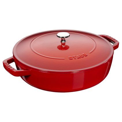 Capac pentru cratiță28 cm, vișinie, fontă, Staub