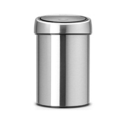 Coș de gunoi cu capac sensibil la atingere TOUCH BIN 3 l, oțel mat, Brabantia