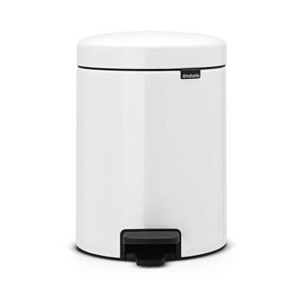Coș cu pedală NEWICON 5 l, alb, Brabantia