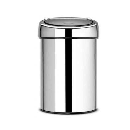 Coș de gunoi sensibil la atingere TOUCH BIN 3 l, oțel lucios, Brabantia