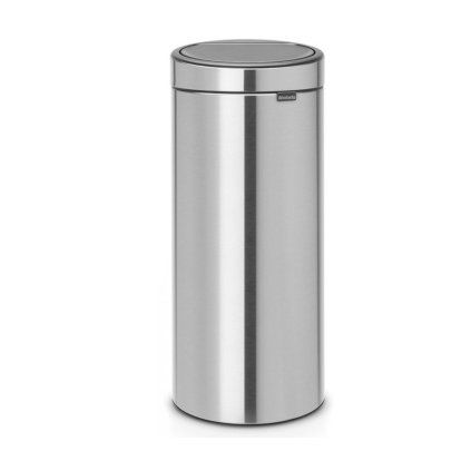 Coș de gunoi cu capac sensibil la atingere TOUCH BIN NEW 30 l, rezistent la amprentă, oțel mat, Brabantia