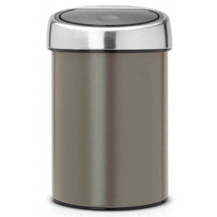 Coș de gunoi cu capac sensibil la atingere TOUCH BIN 3 l, platină, Brabantia