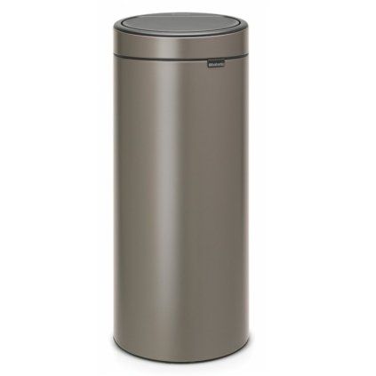 Coș de gunoi cu capac sensibil la atingere TOUCH BIN NEW 30 l, platină, Brabantia