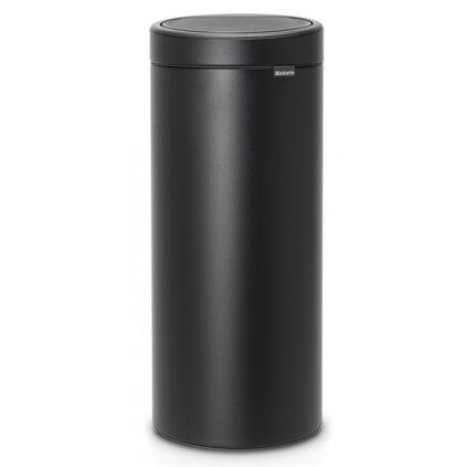 Coș de gunoi cu capac sensibil la atingere TOUCH BIN NEW 30 l, negru mat, Brabantia