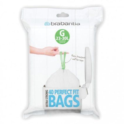 Saci pentru gunoi G PERFECTFIT 23-30 l, 40 buc, Brabantia