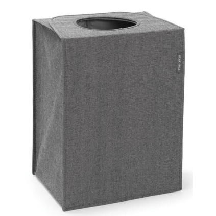 Coș de Rufe Dreptunghiular 55 l, gri închis highlight, Brabantia