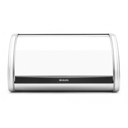 Coș pentru pâine ROLL TOP 31,6 cm, oțel lucios, Brabantia