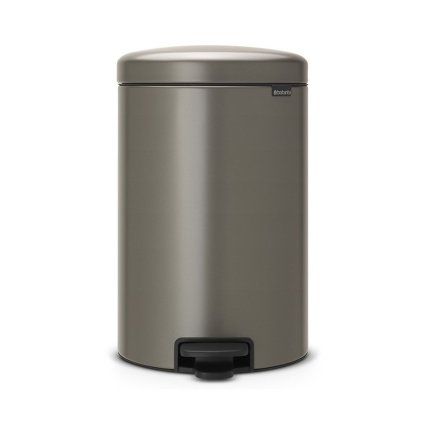 Coș cu pedală NEWICON 20 l, platină, Brabantia