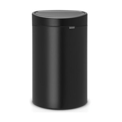 Coș de gunoi cu capac sensibil la atingere TOUCH BIN NEW 40 l, negru mat, Brabantia