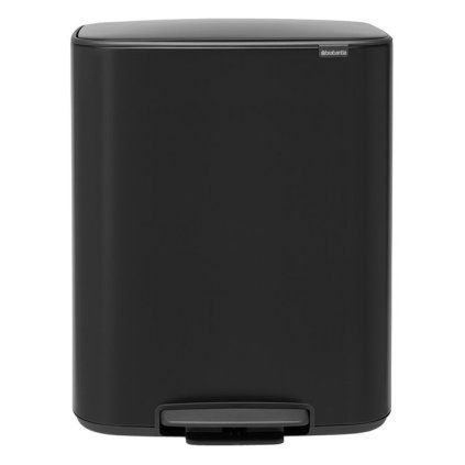 Coș cu pedală BO 60 l, negru, Brabantia