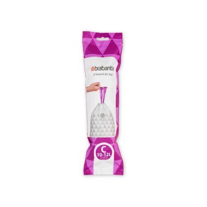 Saci pentru gunoi C PERFECTFIT 10-12 l, 20 buc, Brabantia