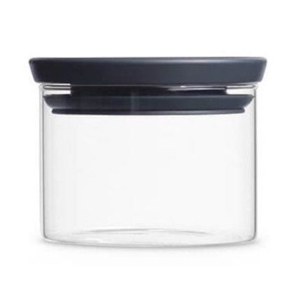 Borcan de depozitare pentru bucătărie 300 ml, stivuibil, sticlă, Brabantia