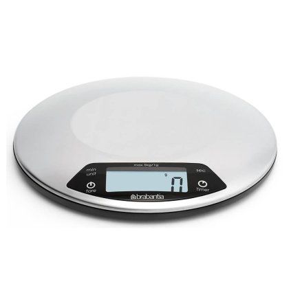 Cântar alimentar digital, rotund, Brabantia