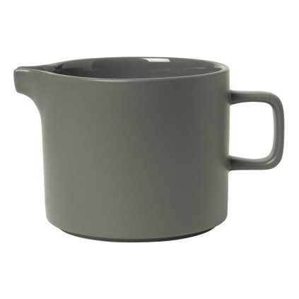 Recipient pentru lapte PILAR, 1 l, gri închis, ceramică, Blomus