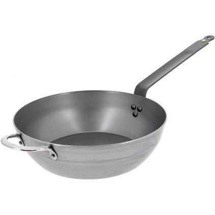 Tigaie pentru saute MINERAL B ELEMENT 32 cm, oțel, de Buyer