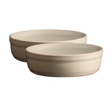 Farfurie pentru creme brûlée 12 cm, set de 2 buc, cremă, Emile Henry