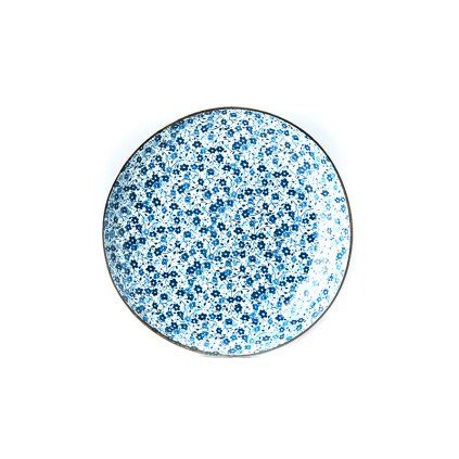 Farfurie pentru aperitive BLUE DAISY 23 cm, MIJ