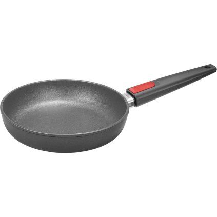 Tigaie antiaderentă TITANIUM NOWO 24 cm, pentru inducție, mâner detașabil, titan, WOLL