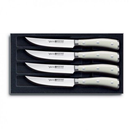 Cuțit de friptură CLASSIC IKON CREME, set de 4 buc, WÜSTHOF
