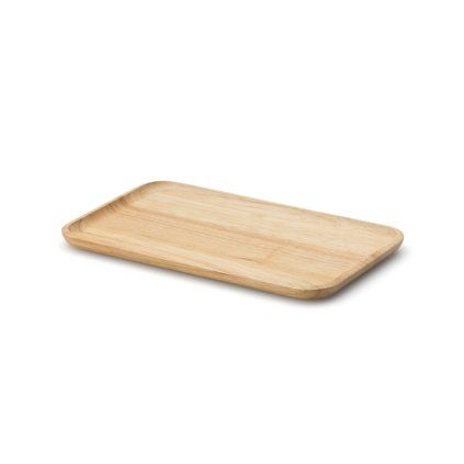 Tavă de servire 22 x 13 x 1,2 cm, lemn de arbore de cauciuc, Continenta