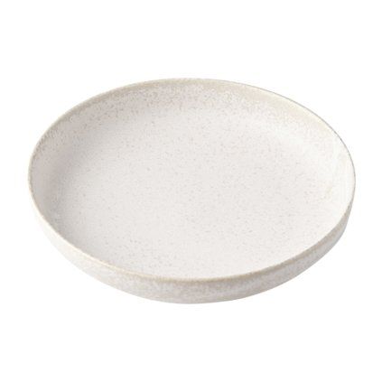 Farfurie pentru cină FADE 20 cm, cu margine înaltă, bej, MIJ
