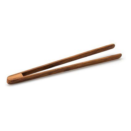 Pensetă de servire 40 cm, maro, lemn, Continenta