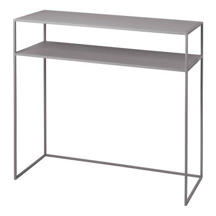 Consolă FERA 85 cm, gri deschis, oțel, Blomus