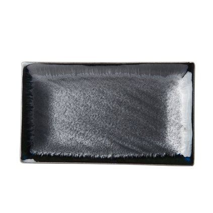 Platou de servit MATT BLACK 33 x 19 cm, MIJ