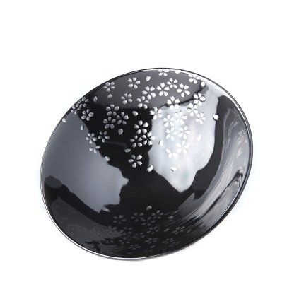 Bol de masă SILVER SAKURA 25 cm, 1 l, MIJ