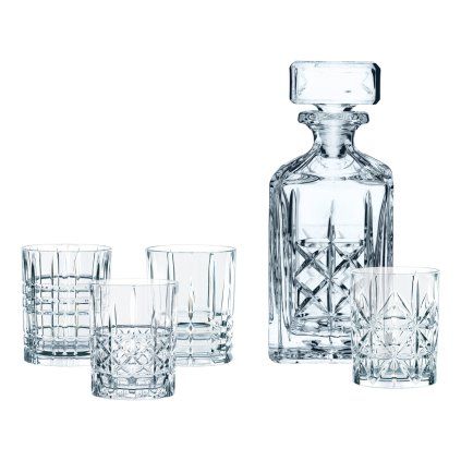 Pahare de whisky și o carafă de whisky într-un set HIGHLAND, 5 bucNachtmann