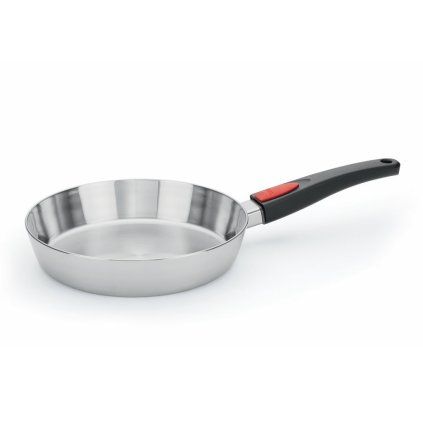 Tigaie CONCEPT PRO 28 cm, pentru inducție, mâner detașabil, din oțel inoxidabil, WOLL