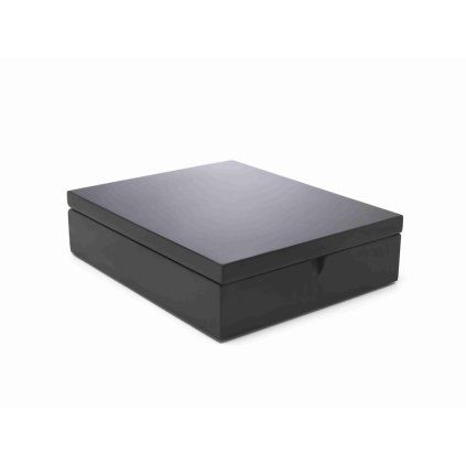 Organizator pentru pliculețe de ceai, 9 compartimente, negru, Bredemeijer