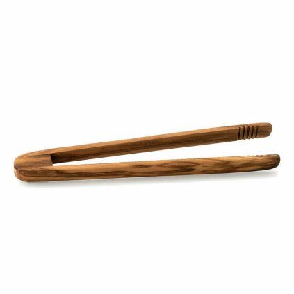 Pensetă de servire 15 cm, maro, lemn, Continenta