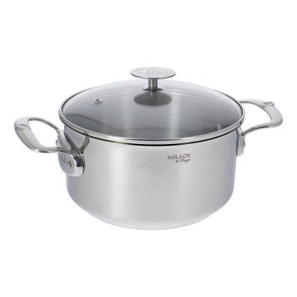 Oală MILADY 20 cm, din oțel inoxidabil lustruit, de Buyer