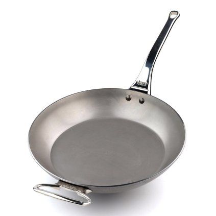 Tigaie MINERAL B PRO 32 cm, cu mâner suplimentar, oțel, de Buyer