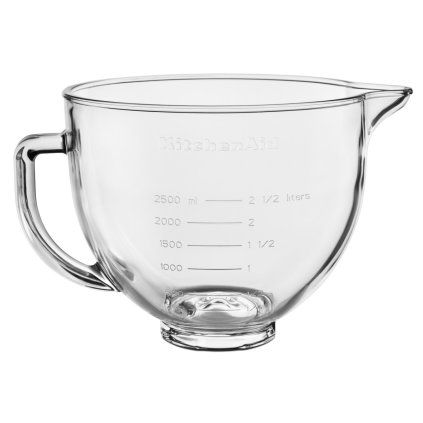 Bol pentru mixer 4,83 l 5KSM5GB, sticlă, KitchenAid