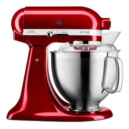 Mixer vertical ARTISAN 185, roșu metalizat, KitchenAid