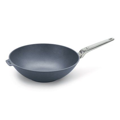 Wok DIAMOND LITE PRO 34 cm, mâner din oțel inoxidabil, titan, WOLL