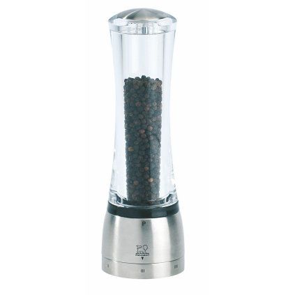 Râșniță pentru piper DAMAN 21 cm, din oțel inoxidabil periat, Peugeot