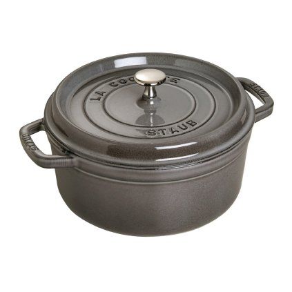 Capac pentru cratiță 24 cm, gri grafit, din fontă, Staub