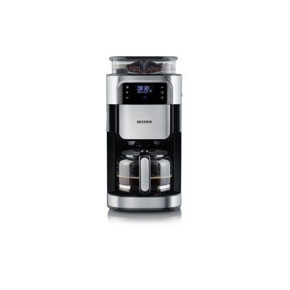 Mașină de cafea cu picurare KA 4813, cu râșniță de cafea, negru, Severin