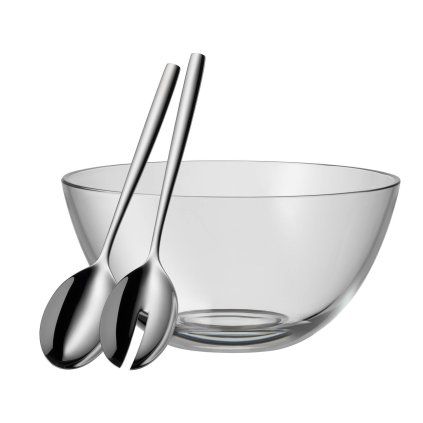 Bol de salată cu servere de salată TAVERNO 23 cm, sticlă, WMF