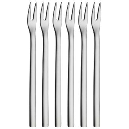Furculiță de cocktail Nuova, set de 6 buc, WMF